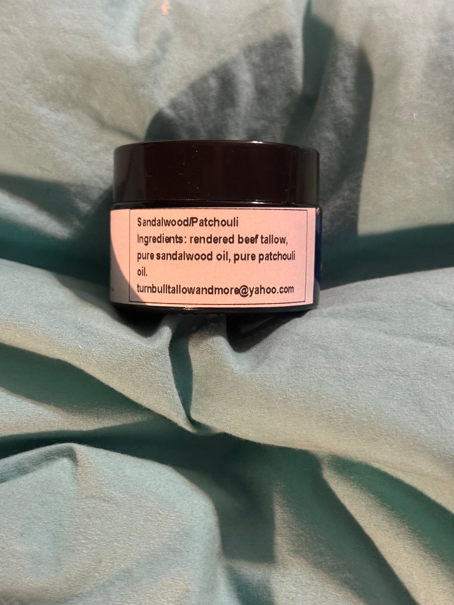 Tallow Balm - Sandalwood and Patchouli - 1 oz Jar